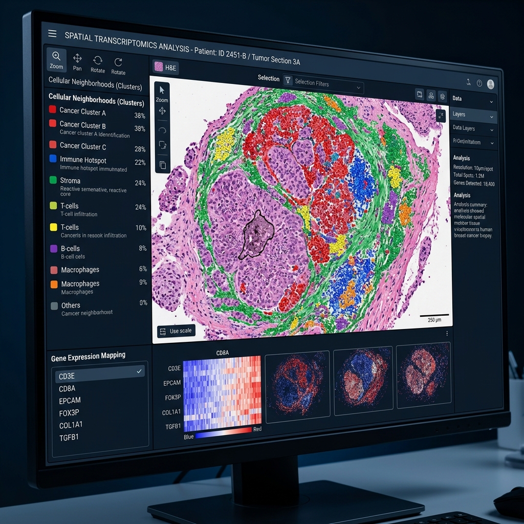 Spatial Biology mapping cellular neighborhoods for custom immunotherapy